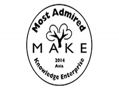 Received 2014 Asian MAKE Award by CII