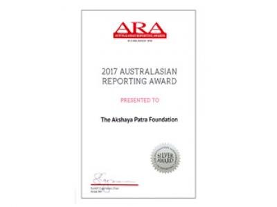 Australasian Reporting Award 2017