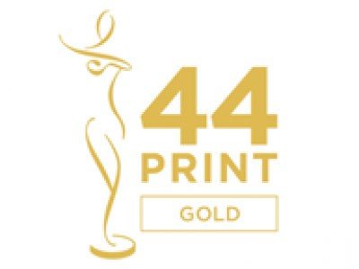 Gold win at the 44th Creativity International Awards