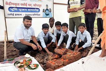 Bhumi Pujan of Jodhpur Kitchen in Rajasthan