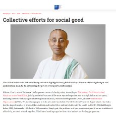 Collective Efforts for Social Good