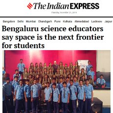 Former NASA Engineer, Gabe Gabrielle Interacts with Akshaya Patra Beneficiaries in Bengaluru