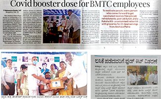 COVID booster dose for BMTC Employees 