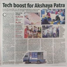 Akshaya Patra's mid-day meal programme uses latest tech to cook food faster