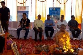 Bhumi Puja of second centralised kitchen in Assam