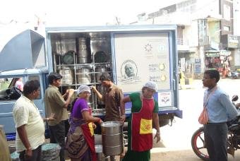 Akshaya Patra provides relief in cyclone hit Andhra Pradesh