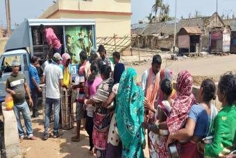 Akshaya Patra's Relief Operations In Cyclone Hit Odisha