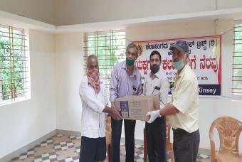 Relief kits given to people in need