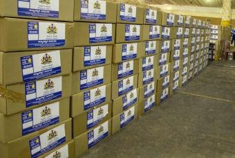 More and more grocery kits are packed every day to ensure that needy people are served with dry ration.